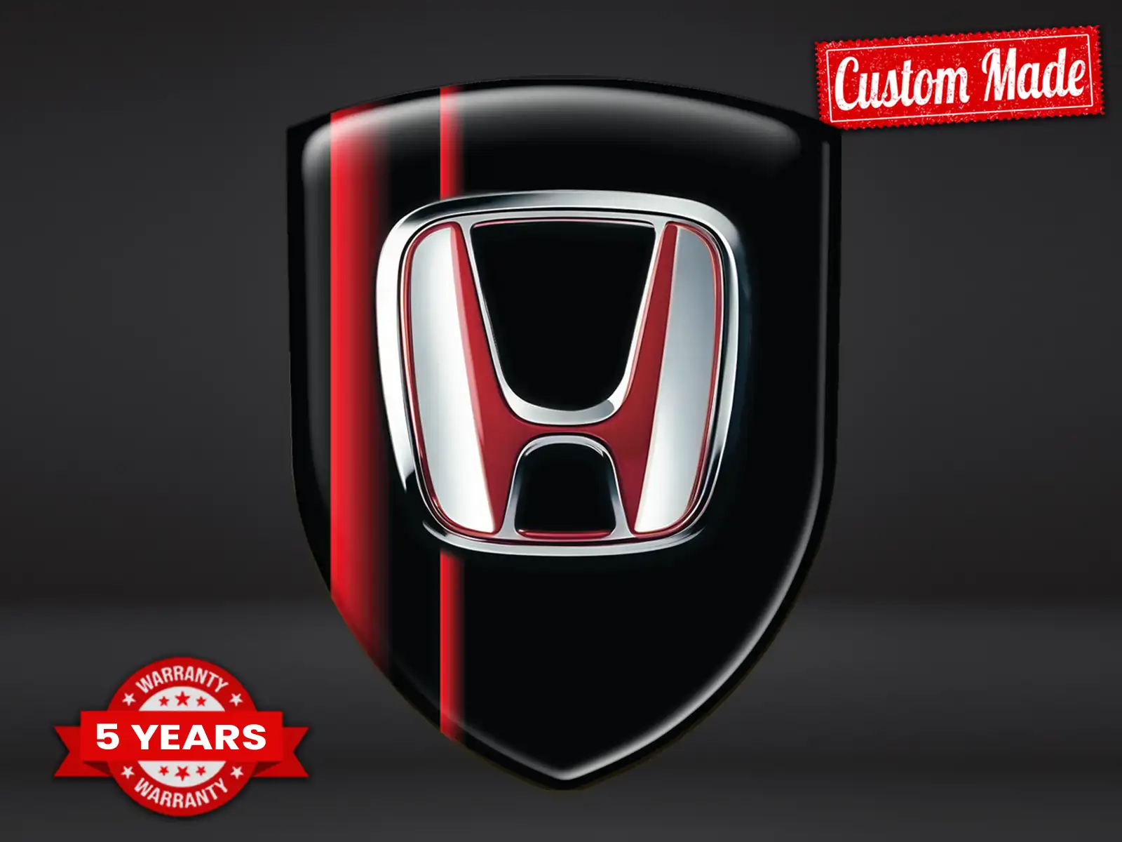 Honda Etiqueta Impermeable Estilo Moderna Personalizable